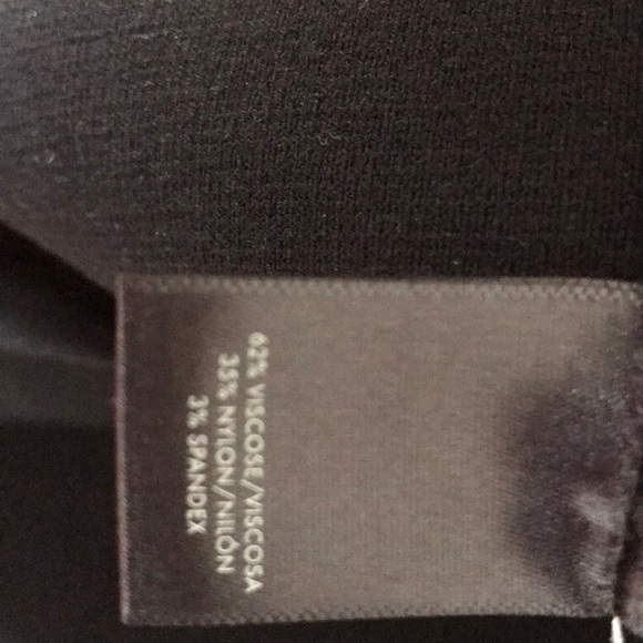 Ann Taylor Fluted Sleeve Refined Knit Dress Black - Picture 6 of 6